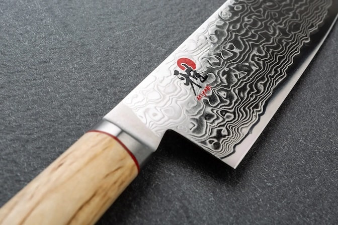 Miyabi Birchwood handle detail